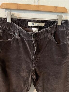 GAP Women’s Boot-Cut Corduroy Pants in Dark Brown